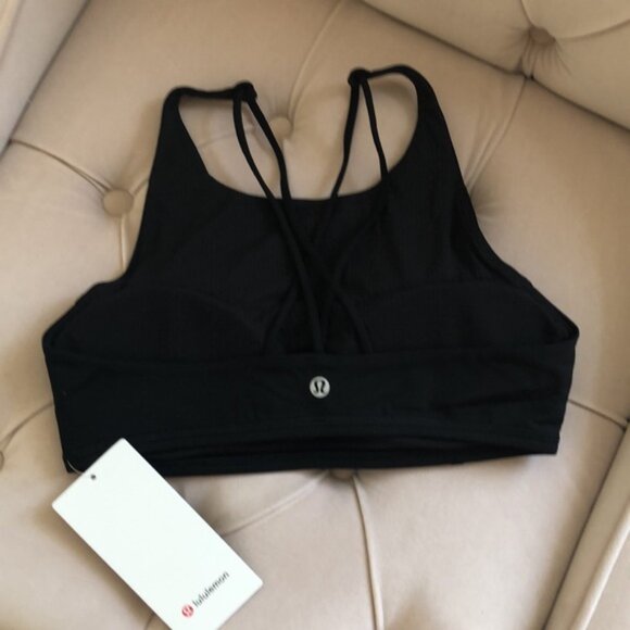 lululemon athletica Other - New Lululemon Black Free To Be Hi-Neck Bra *Luxtreme